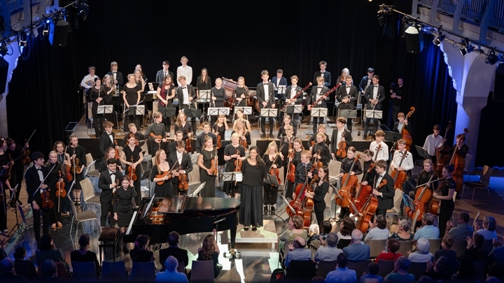 2024 Gruppenfoto Jugendsinfonieorchester im Volksbad