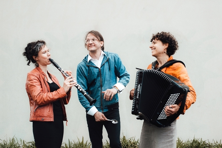 Antje Taubert - Klarinette, Saxophon Jule Seggelke - Akkordeon Claas Sandbothe - Schlagzeug