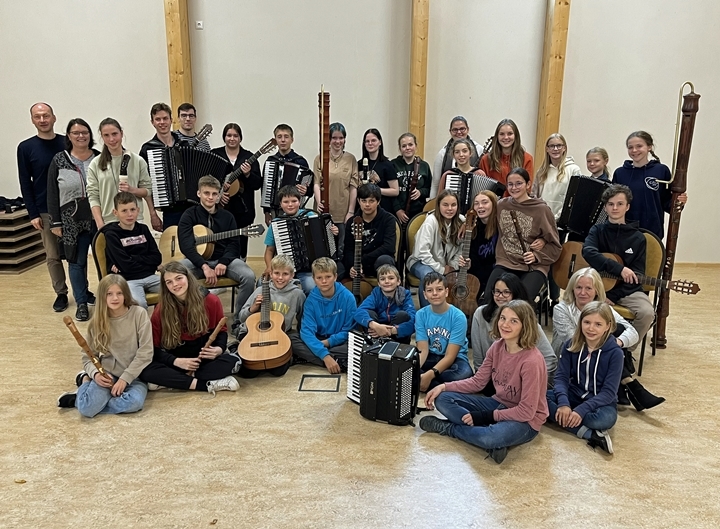 Gruppenfoto vom AGB Orchester